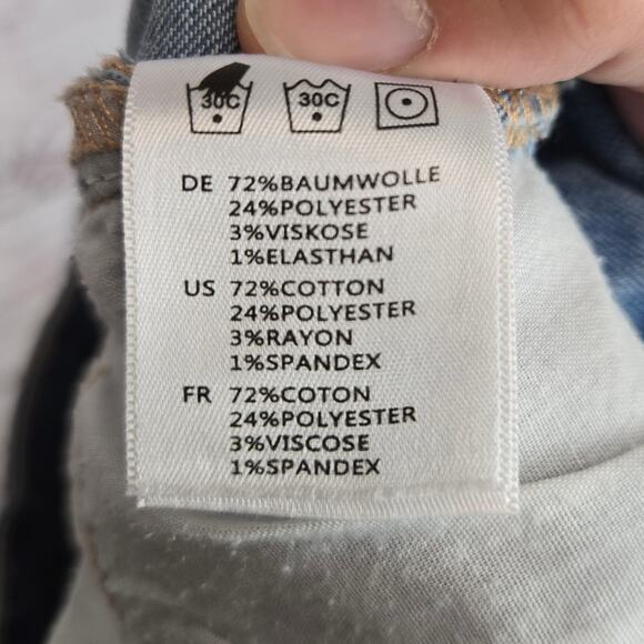 Articles of Society Womens The Lennox High Rise Boot Jeans 6/28 Western Cowgirl - Picture 11 of 16